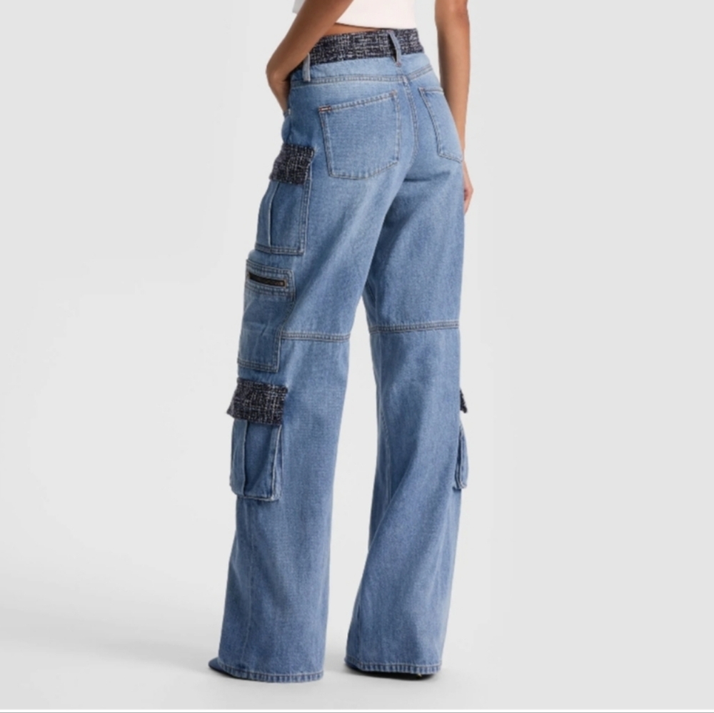 ALICE + OLIVIA Cargo Jeans - Picture 3 of 4